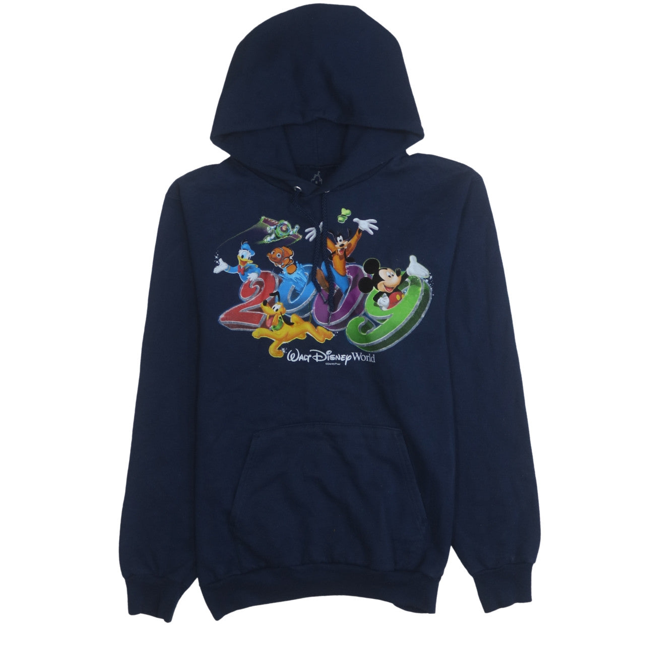 Womens UK Size S Walt Disney World by Hanes Blue Pullover Hoodie