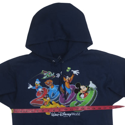 Womens UK Size S Walt Disney World by Hanes Blue Pullover Hoodie