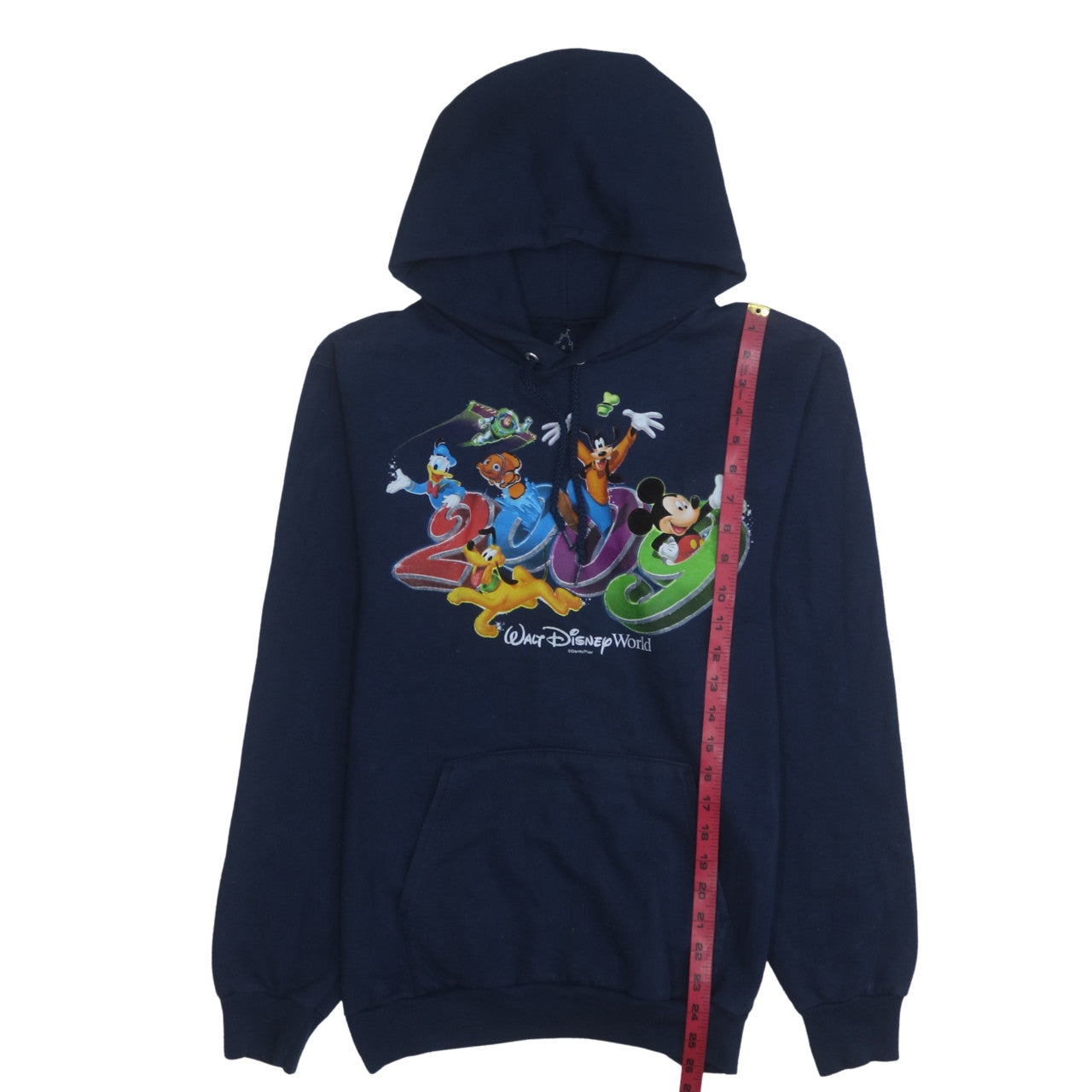 Womens UK Size S Walt Disney World by Hanes Blue Pullover Hoodie