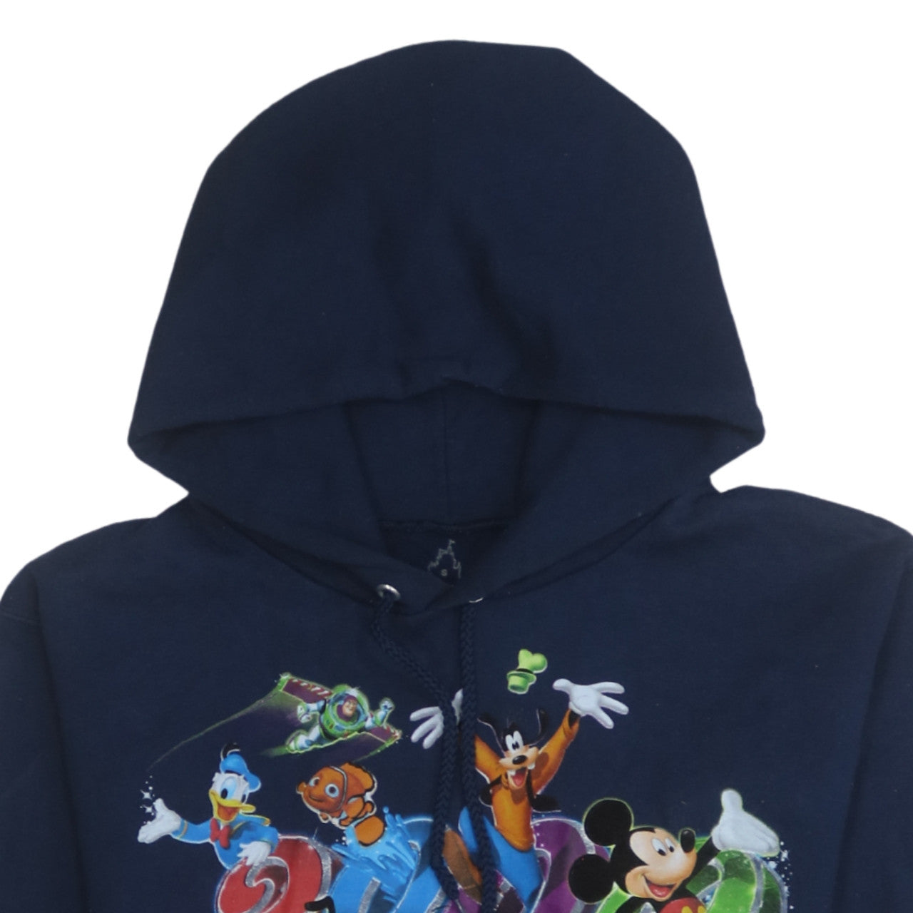 Womens UK Size S Walt Disney World by Hanes Blue Pullover Hoodie