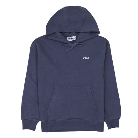 Womens UK Size M FILA Blue Pullover Hoodie