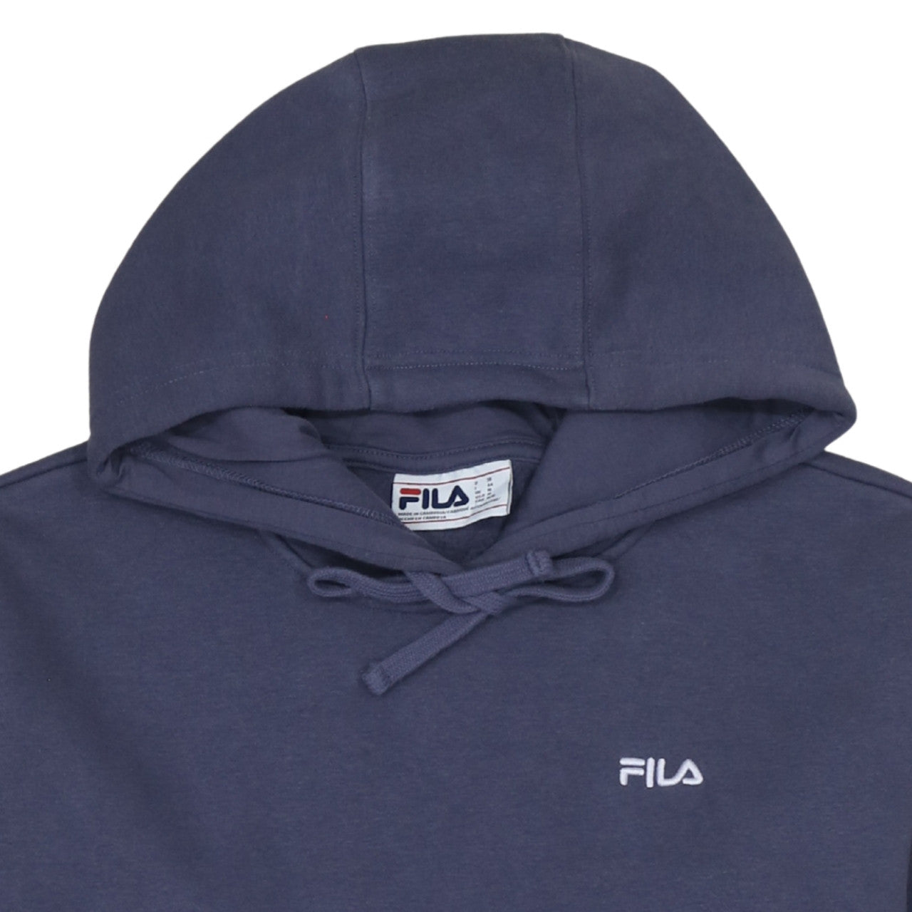 Womens UK Size M FILA Blue Pullover Hoodie