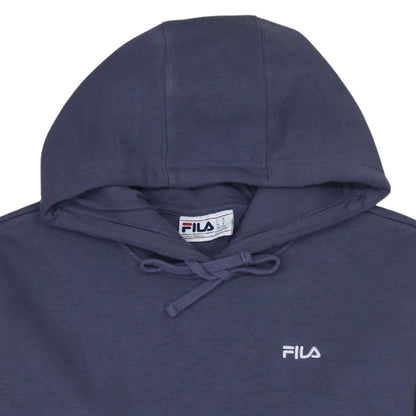 Womens UK Size M FILA Blue Pullover Hoodie