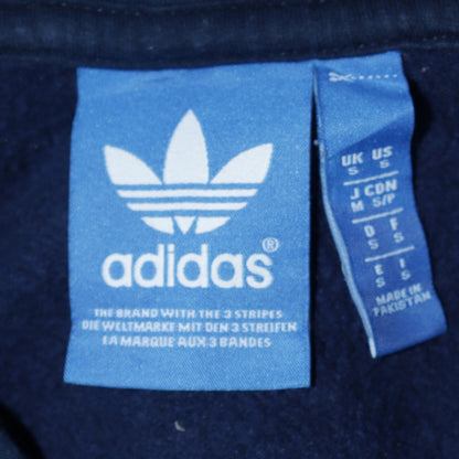 Mens UK Size S adidas Blue Pullover Hoodie
