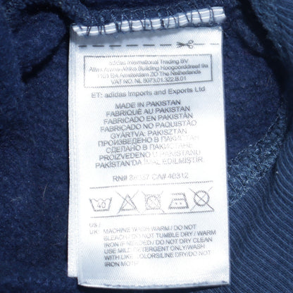 Mens UK Size S adidas Blue Pullover Hoodie