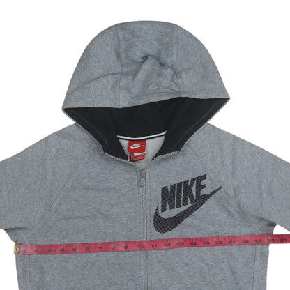 Boys UK Size XL Nike Grey Full Zip Hoodie