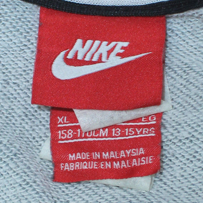 Boys UK Size XL Nike Grey Full Zip Hoodie