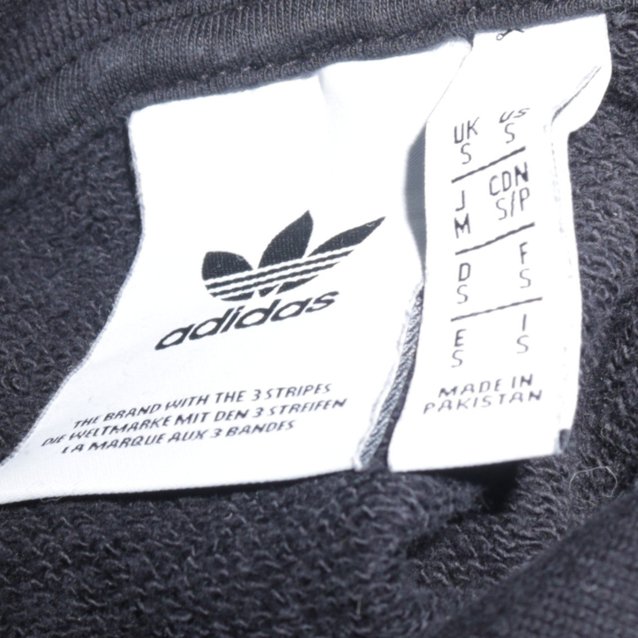 Womens UK Size S adidas Black Pullover Hoodie