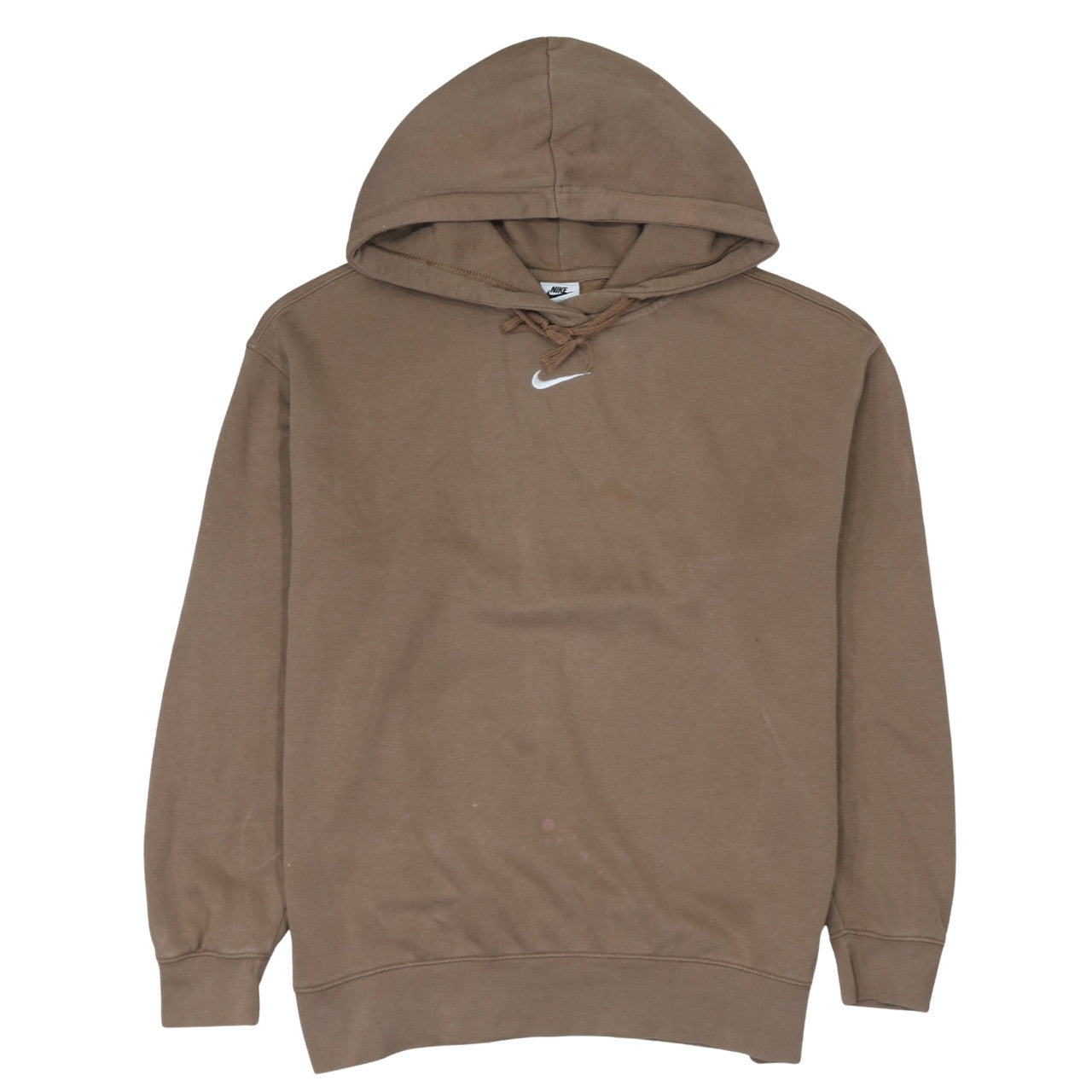 Mens UK Size S Nike Brown Pullover Hoodie