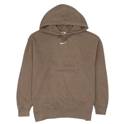 Mens UK Size S Nike Brown Pullover Hoodie