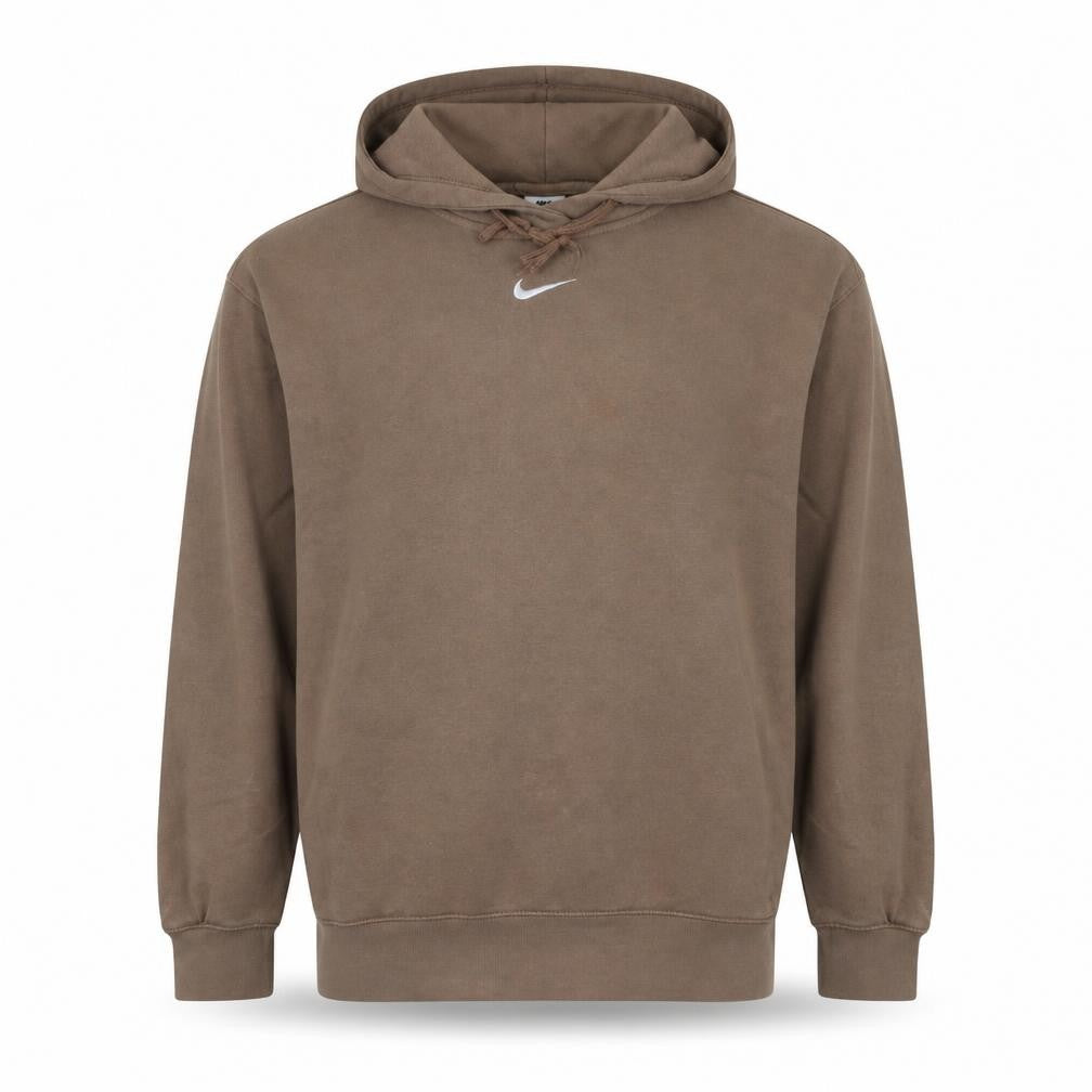 Mens UK Size S Nike Brown Pullover Hoodie