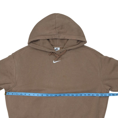Mens UK Size S Nike Brown Pullover Hoodie