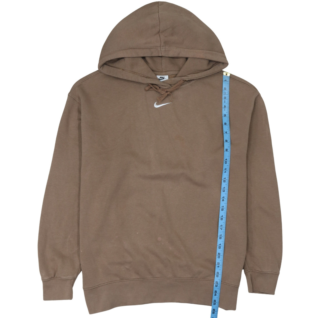 Mens UK Size S Nike Brown Pullover Hoodie