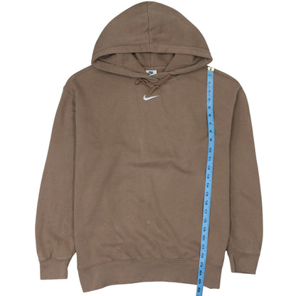 Mens UK Size S Nike Brown Pullover Hoodie