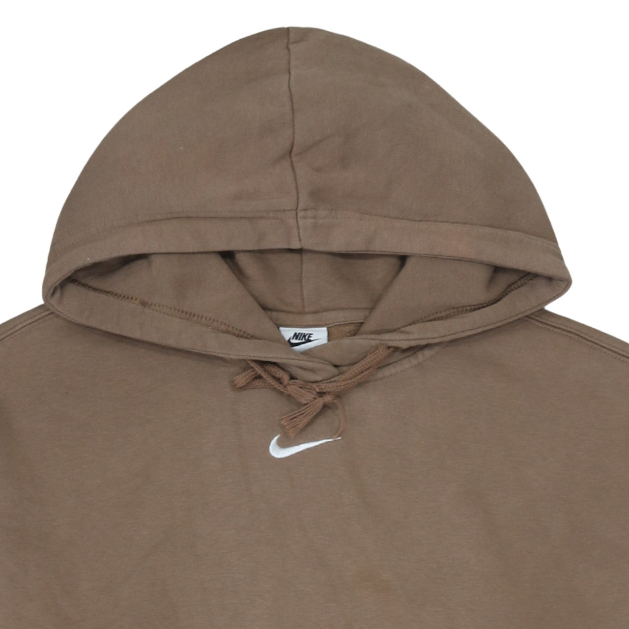 Mens UK Size S Nike Brown Pullover Hoodie