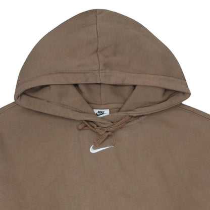 Mens UK Size S Nike Brown Pullover Hoodie