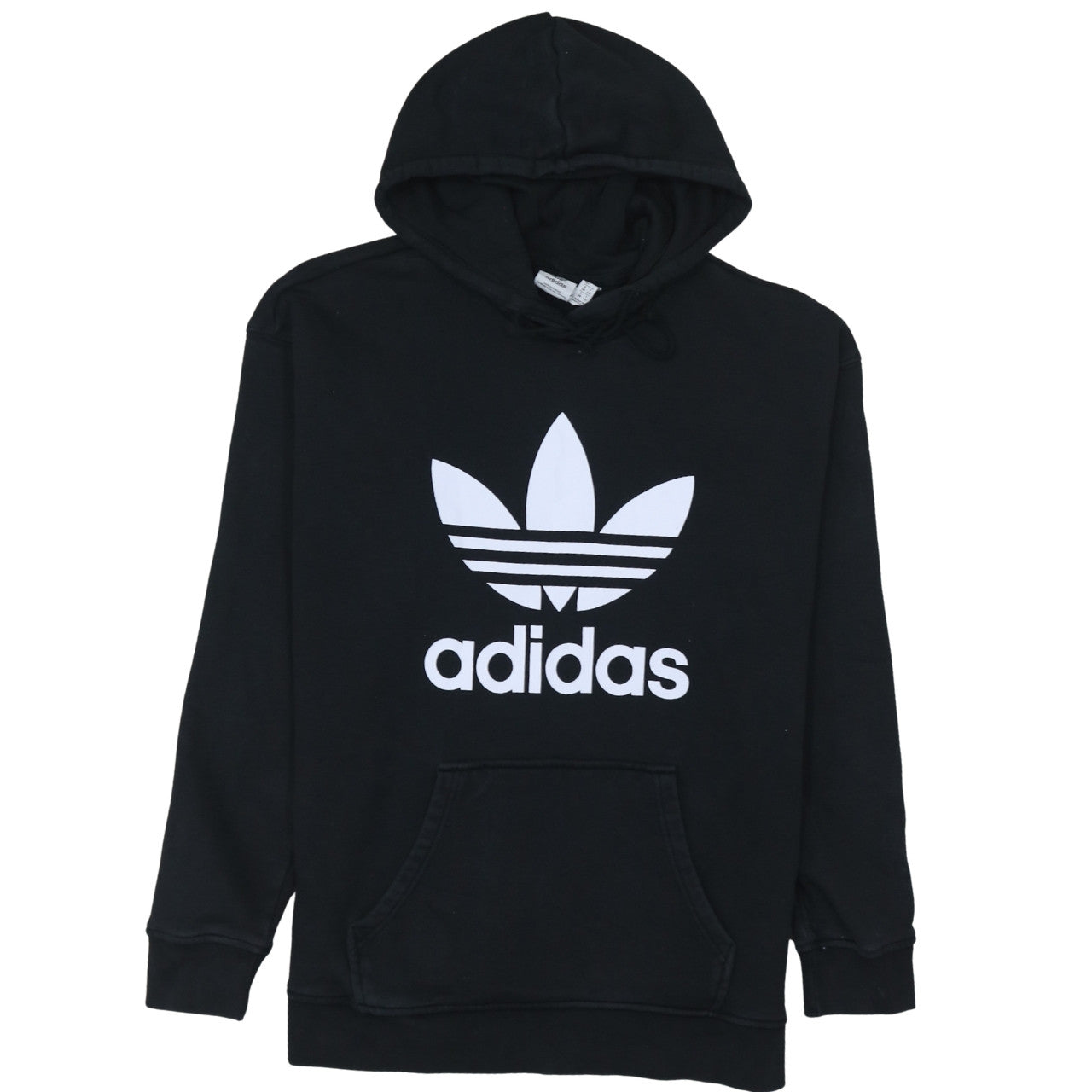 Womens UK Size 12 adidas Black Pullover Hoodie