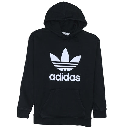 Womens UK Size 12 adidas Black Pullover Hoodie