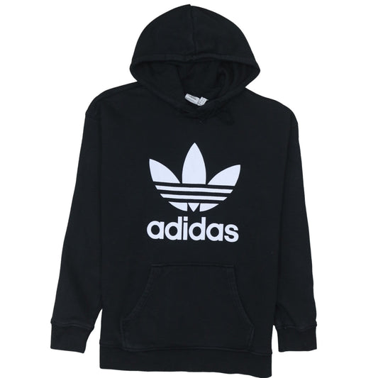 Womens UK Size 12 adidas Black Pullover Hoodie