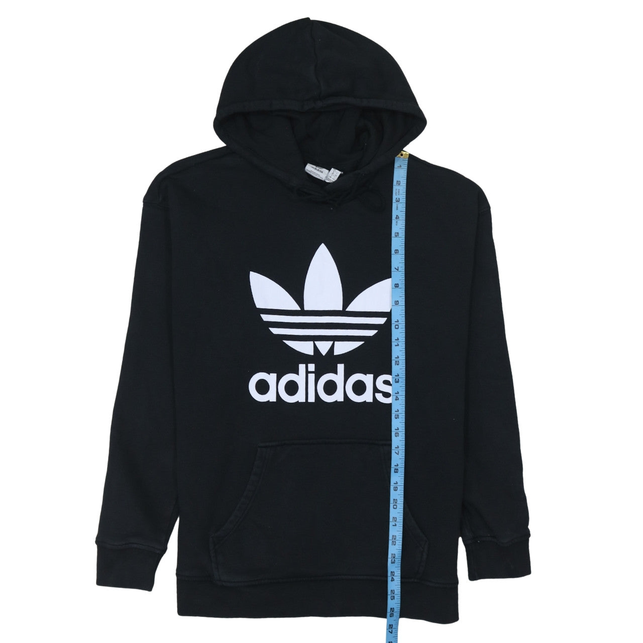 Womens UK Size 12 adidas Black Pullover Hoodie