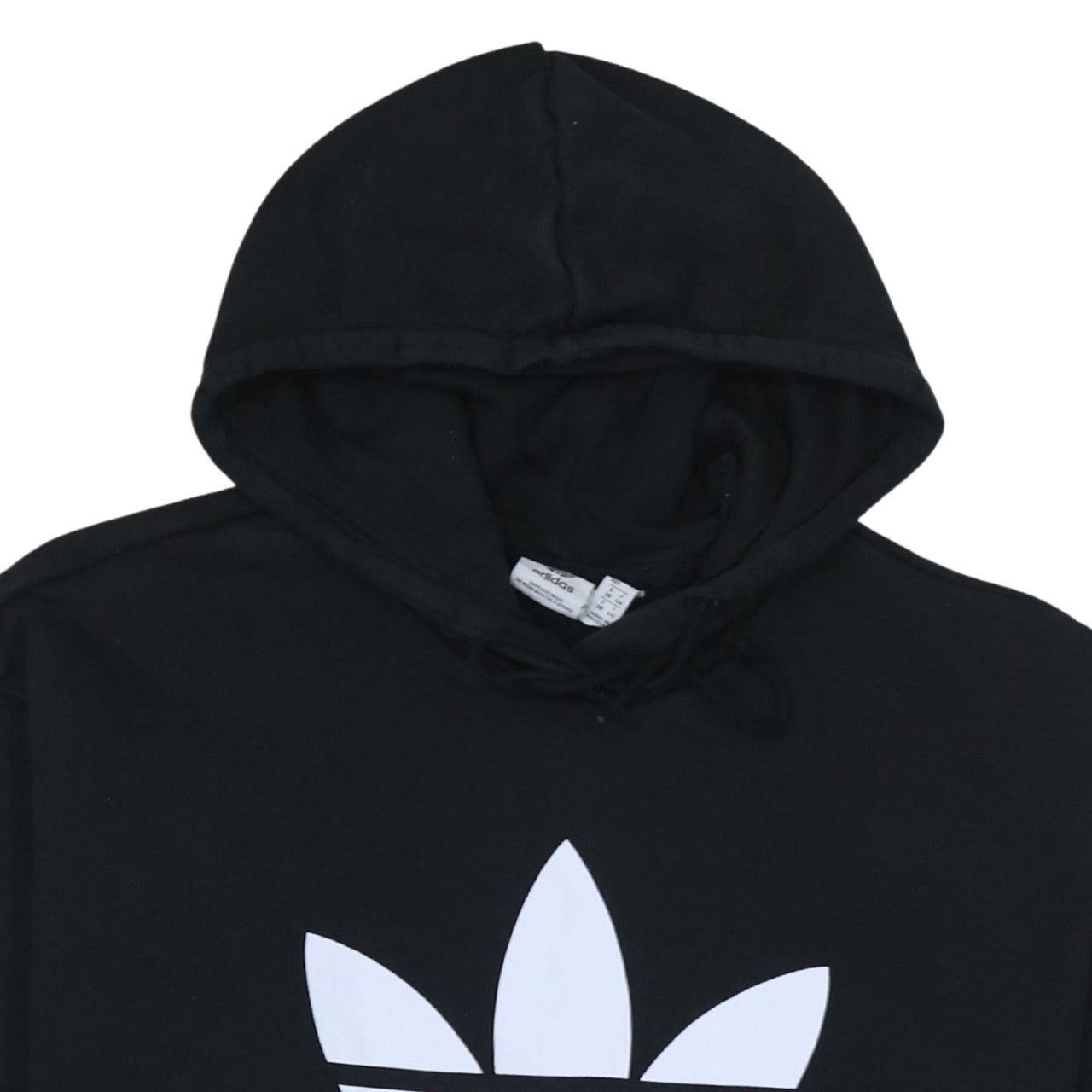 Womens UK Size 12 adidas Black Pullover Hoodie