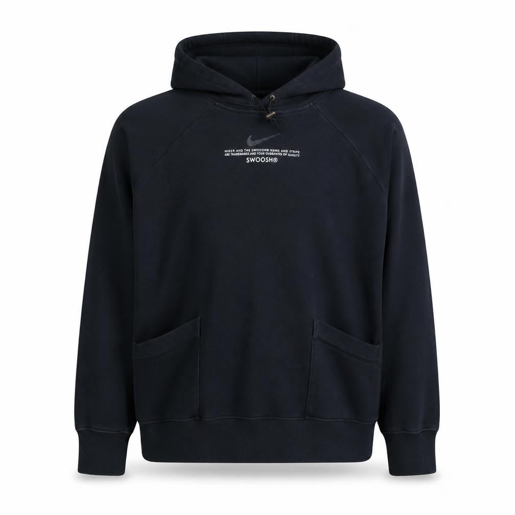 Mens UK Size 2XL Nike Black Pullover Hoodie