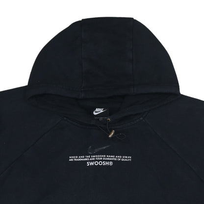 Mens UK Size 2XL Nike Black Pullover Hoodie