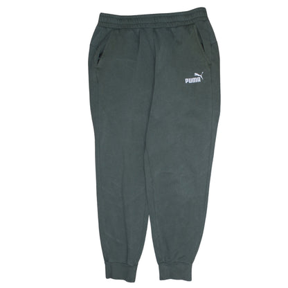 Mens UK Size L PUMA Regular Fit Jogger Green Trousers