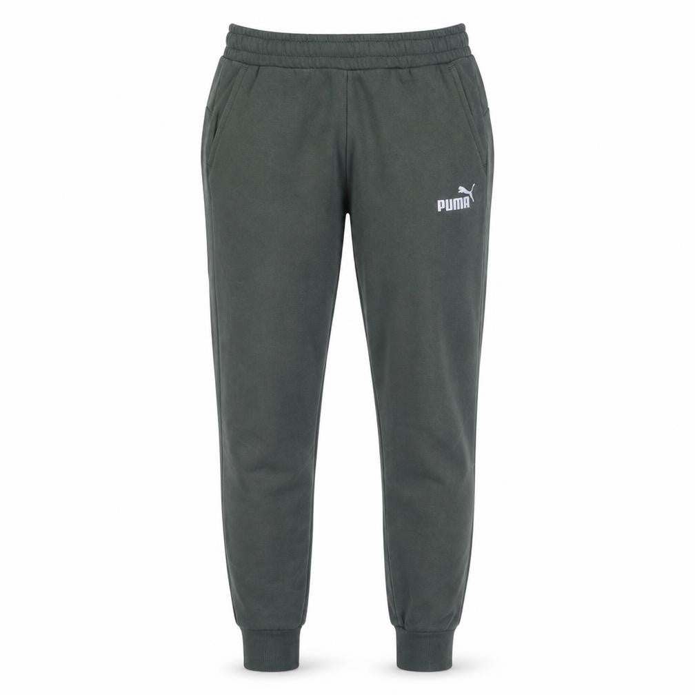 Mens UK Size L PUMA Regular Fit Jogger Green Trousers