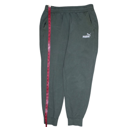 Mens UK Size L PUMA Regular Fit Jogger Green Trousers
