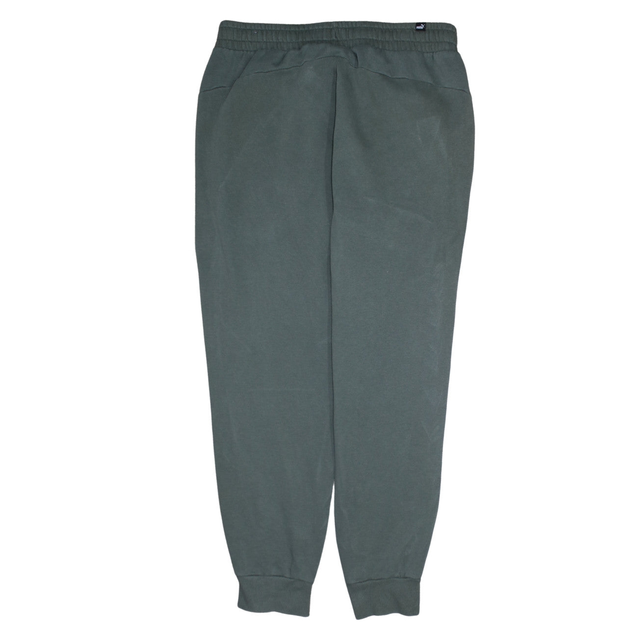 Mens UK Size L PUMA Regular Fit Jogger Green Trousers
