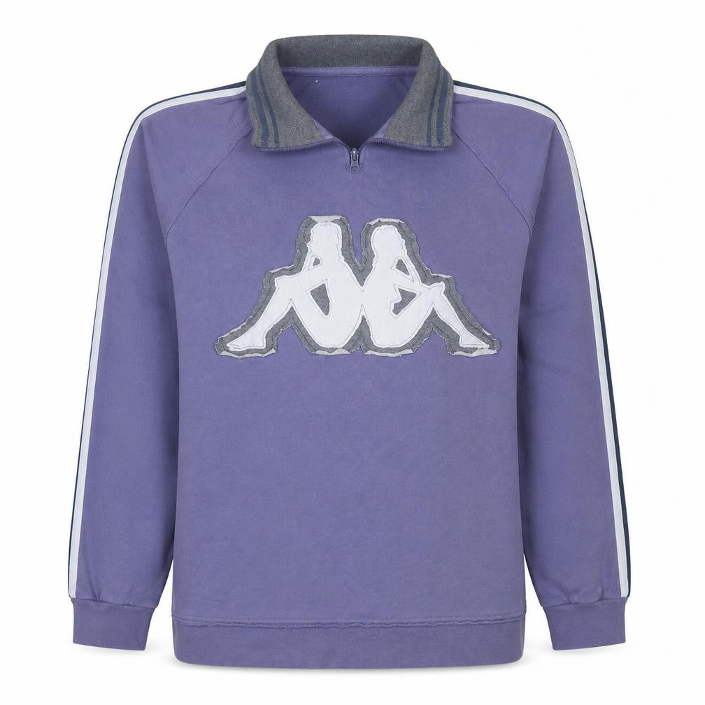 Womens UK Size L Kappa Purple Pullover Sweatshirt