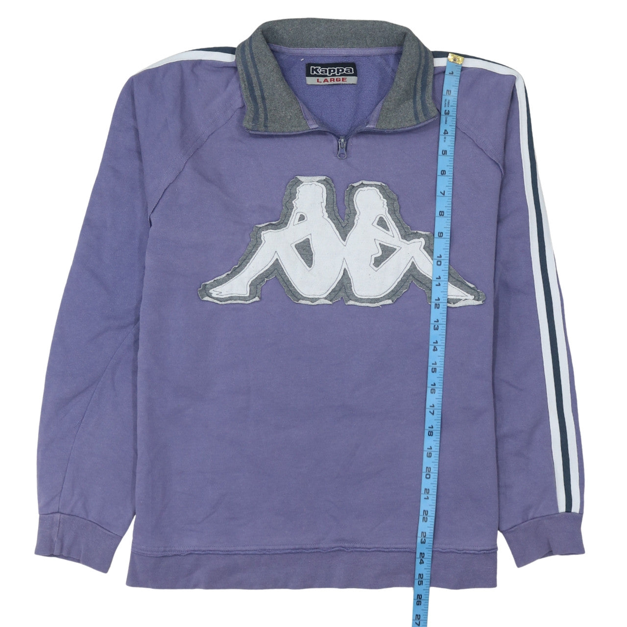 Womens UK Size L Kappa Purple Pullover Sweatshirt