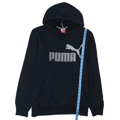Mens UK Size XL PUMA Black Pullover Hoodie