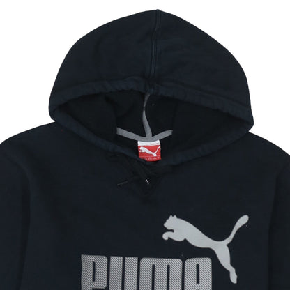 Mens UK Size XL PUMA Black Pullover Hoodie