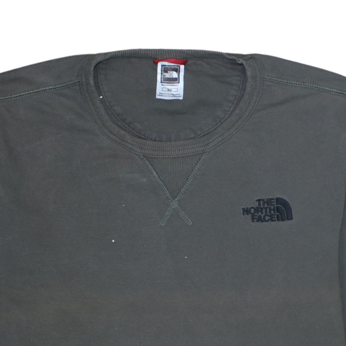 Mens UK Size M The North Face Green Pullover Sweatshirt