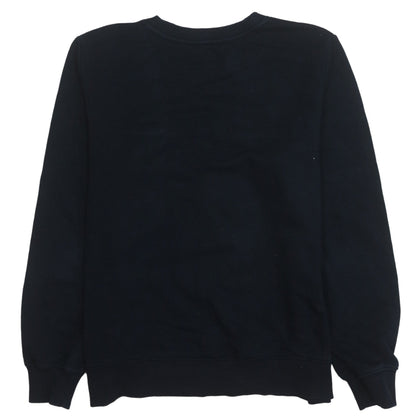 Womens UK Size S Tommy Hilfiger Black Pullover Sweatshirt