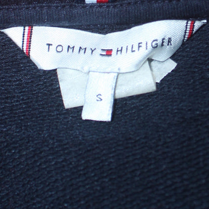 Womens UK Size S Tommy Hilfiger Black Pullover Sweatshirt