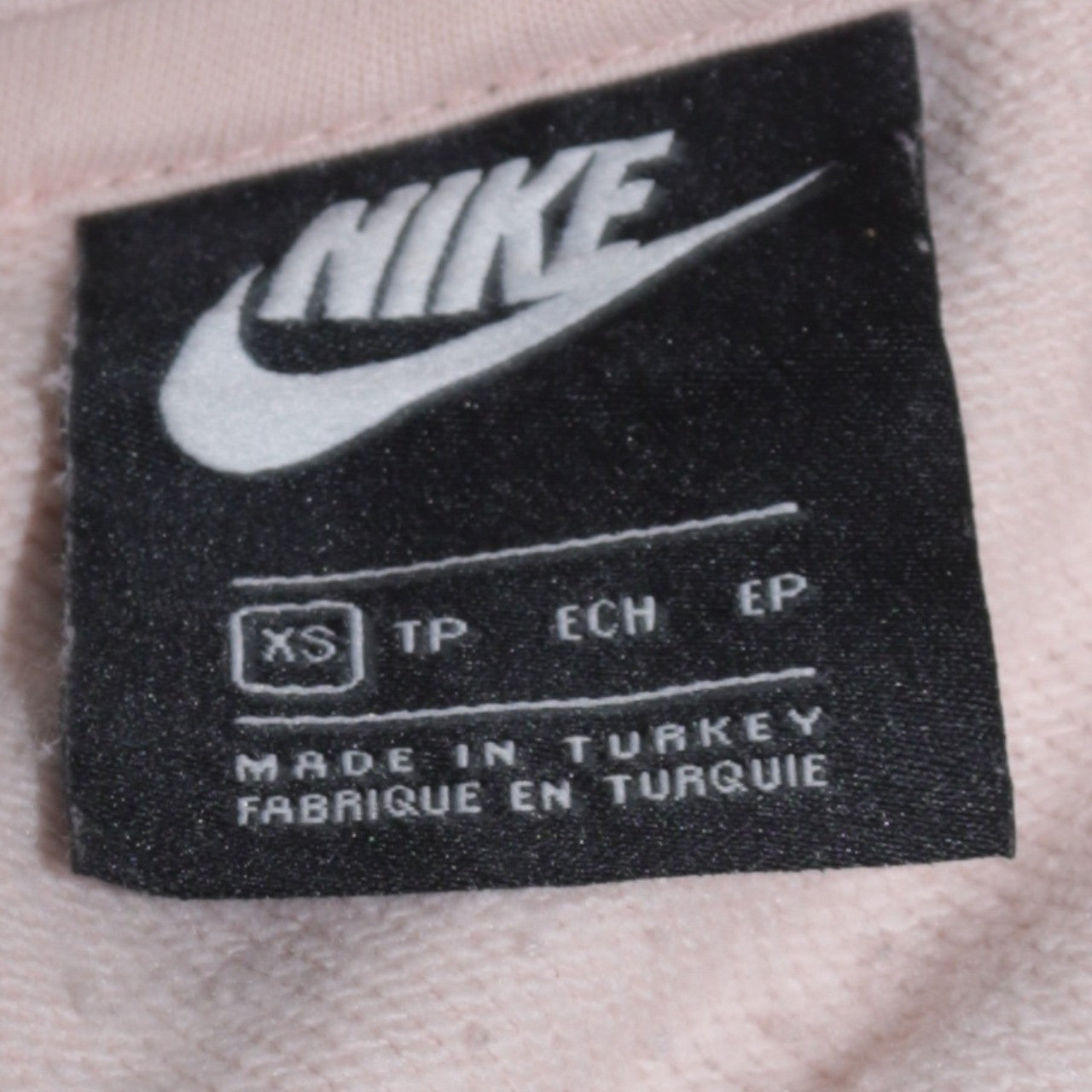 Womens UK Size XS Nike Pink Pullover Hoodie