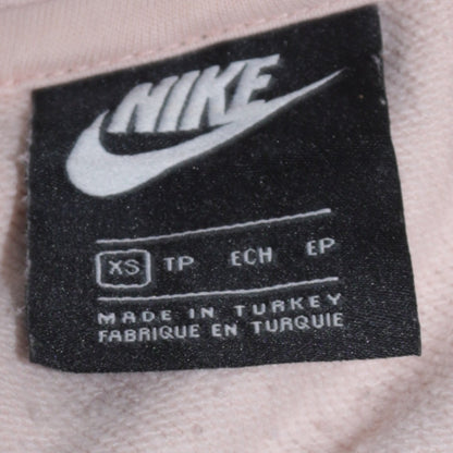 Womens UK Size XS Nike Pink Pullover Hoodie