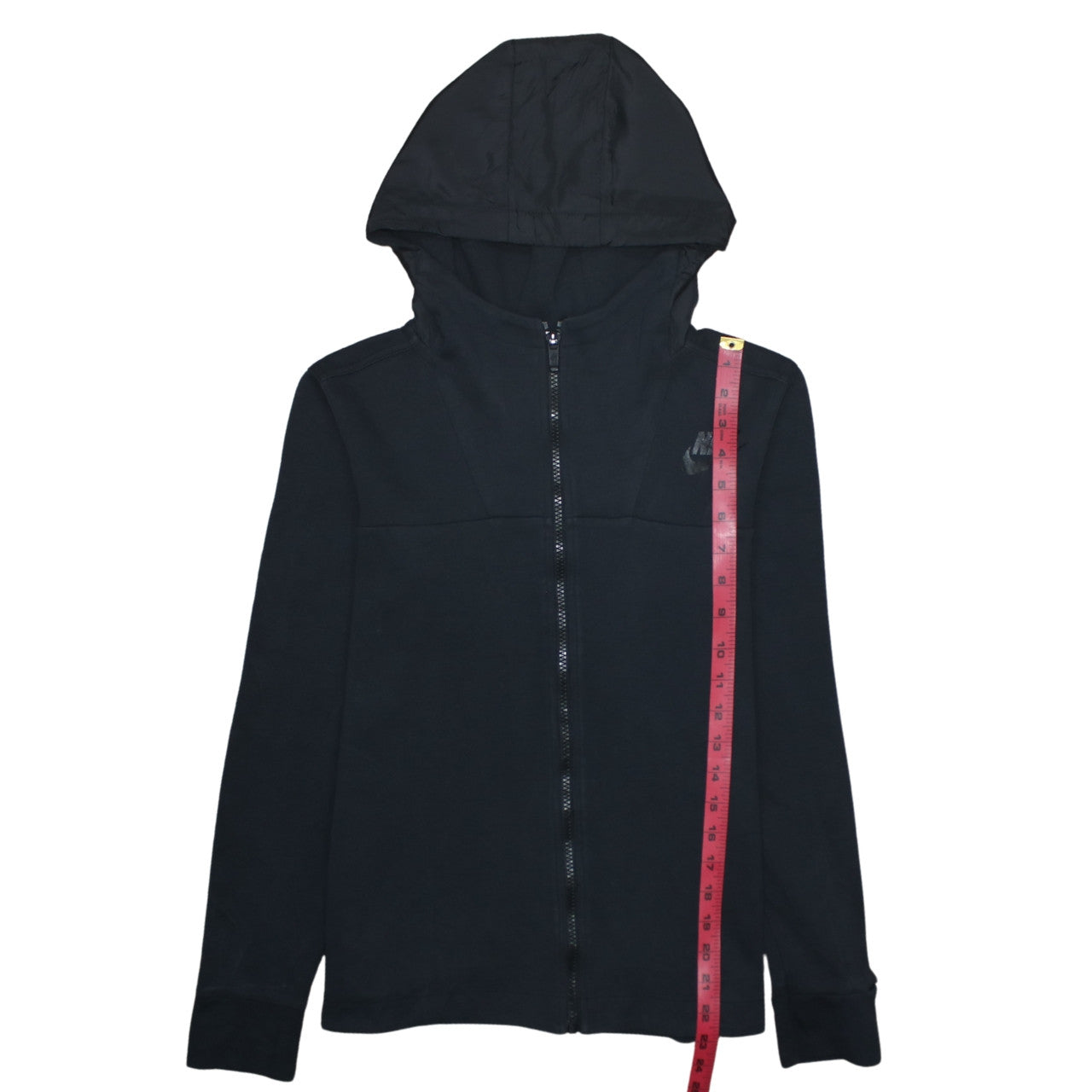Womens UK Size XS Nike Black Full Zip Hoodie