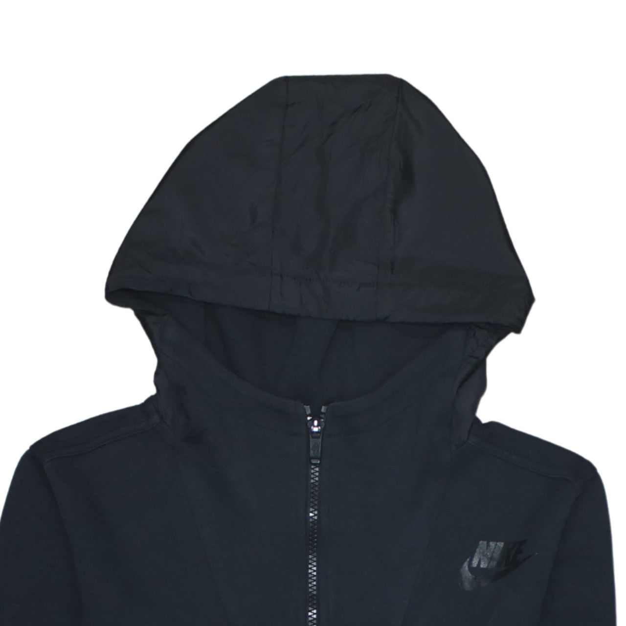 Womens UK Size XS Nike Black Full Zip Hoodie