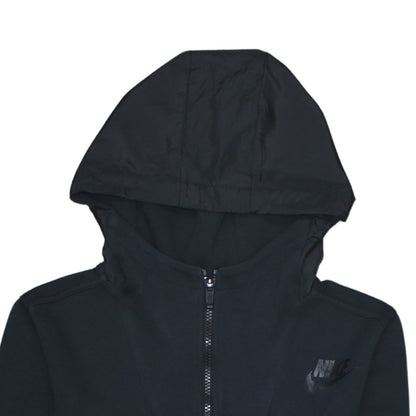 Womens UK Size XS Nike Black Full Zip Hoodie
