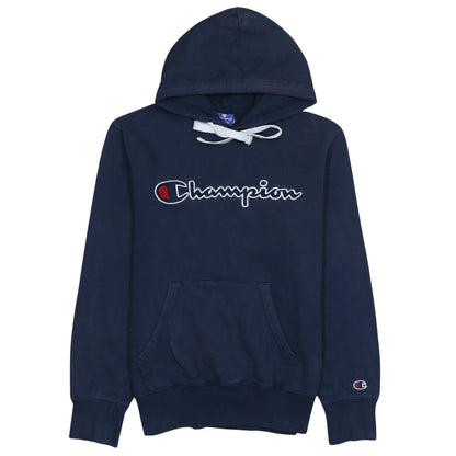 Mens UK Size M Champion Blue Pullover Hoodie