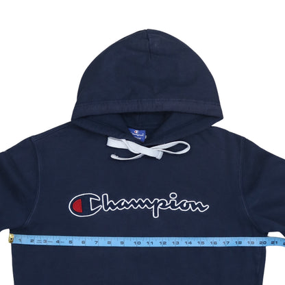Mens UK Size M Champion Blue Pullover Hoodie