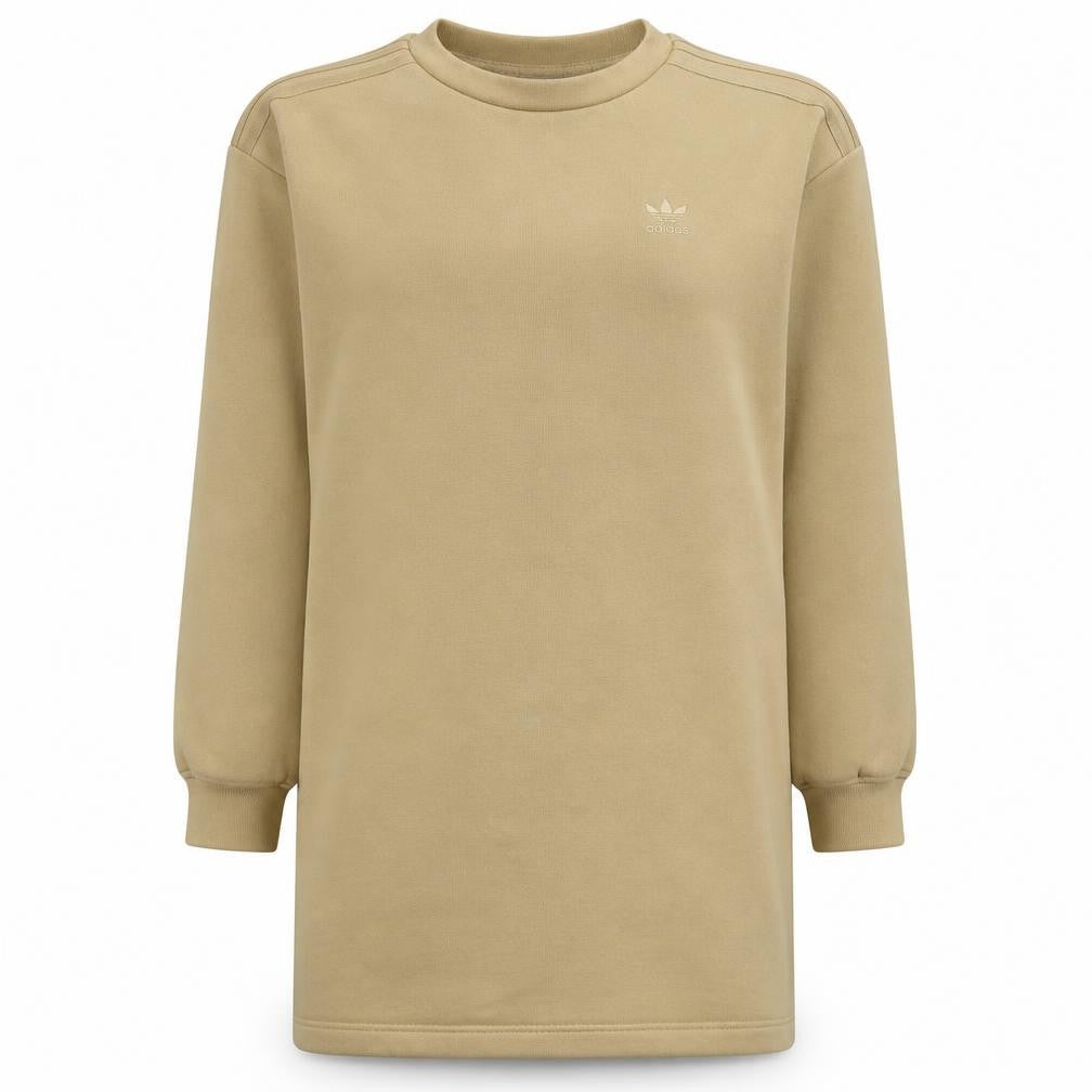 Womens UK Size 12 adidas Beige Pullover Sweatshirt