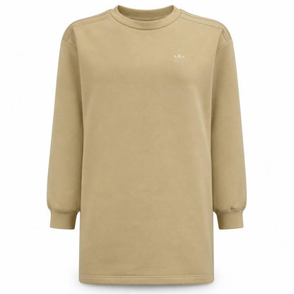 Womens UK Size 12 adidas Beige Pullover Sweatshirt