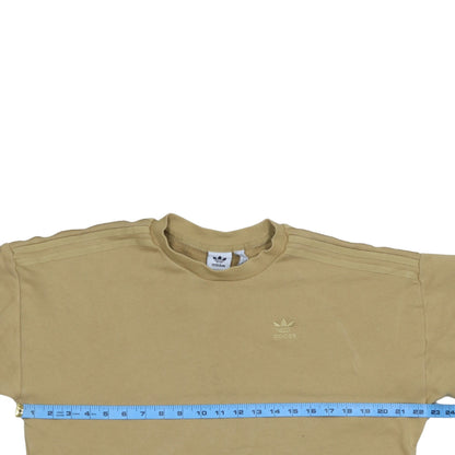Womens UK Size 12 adidas Beige Pullover Sweatshirt