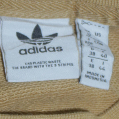 Womens UK Size 12 adidas Beige Pullover Sweatshirt