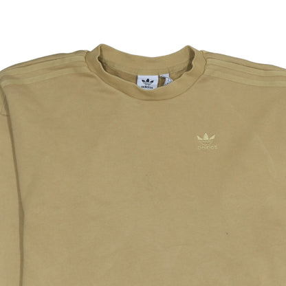 Womens UK Size 12 adidas Beige Pullover Sweatshirt